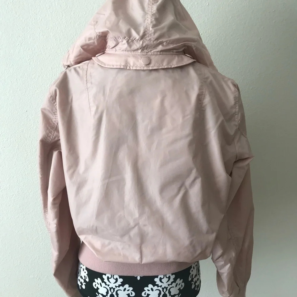 Coach pink windbreaker jacket medium - Picture 9 of 16